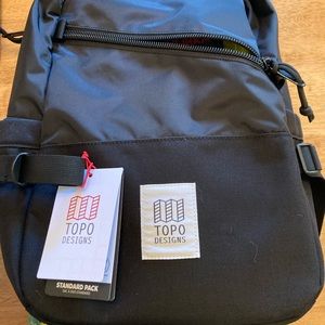 NWT Topo Designs Standard Pack - Black